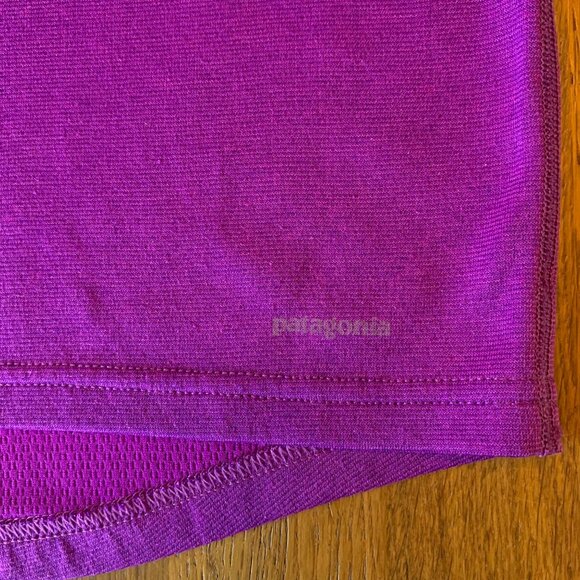 PATAGONIA Capilene Midweight Base Layer Top Girls 10 M Two Tone Purple Baselayer - Picture 5 of 8